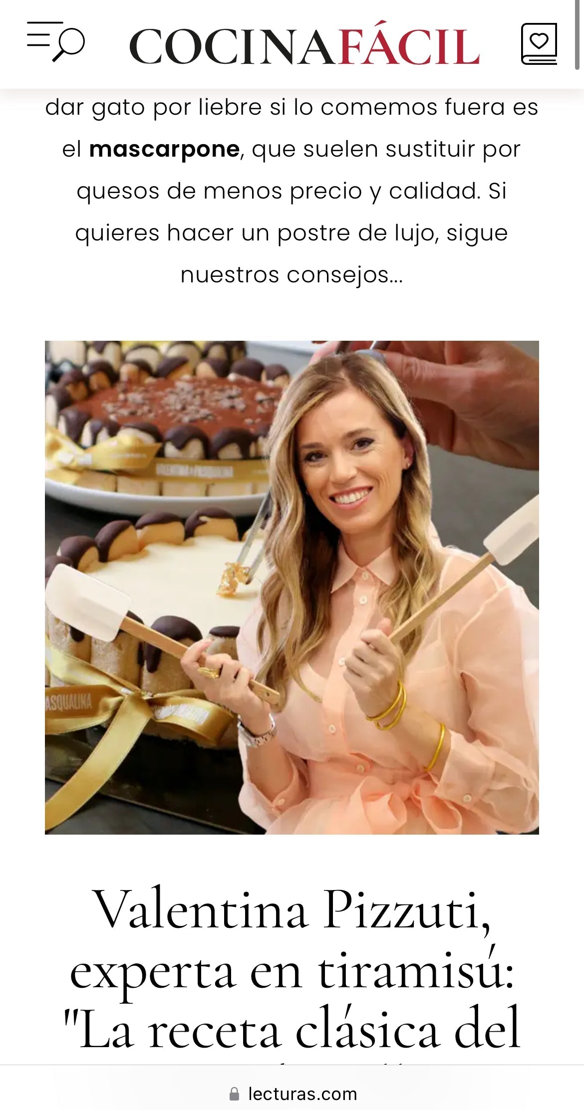 Entrevista en Revista LECTURAS