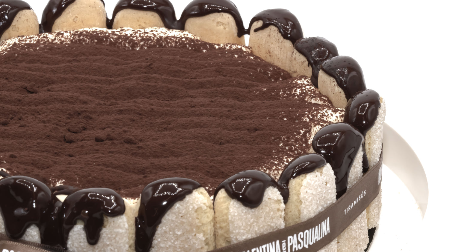 Pastel tiramisu clásico en Barcelona - Valentina e Pasqualina