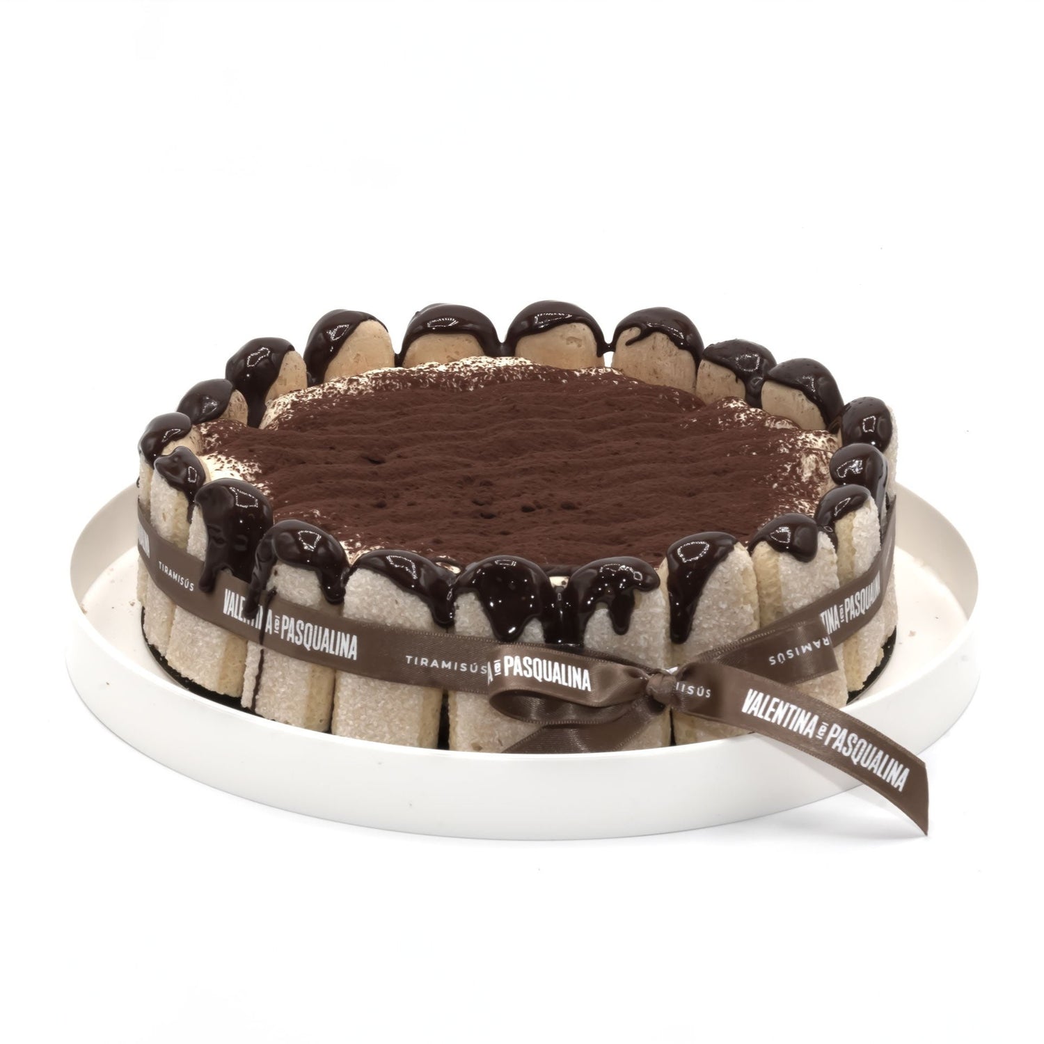 Pastel tiramisu clásico en Barcelona - Valentina e Pasqualina