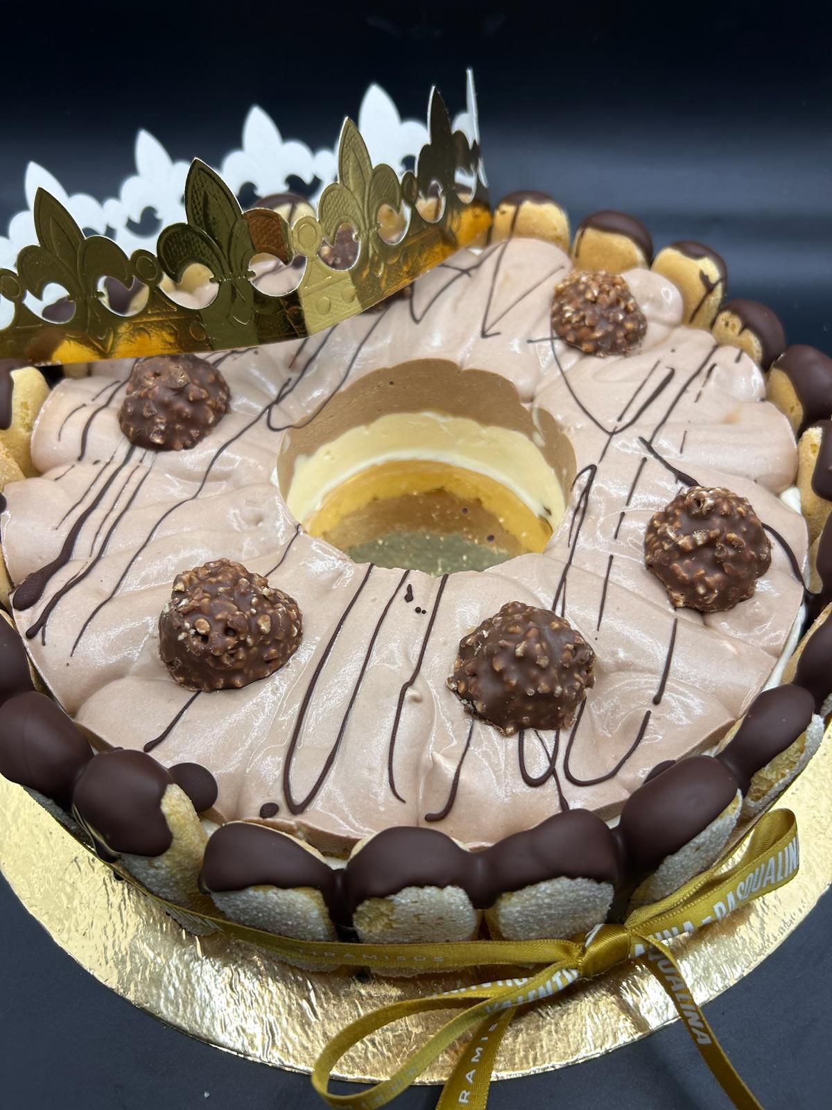 Roscón de Tiramisú Ferrero Rocher