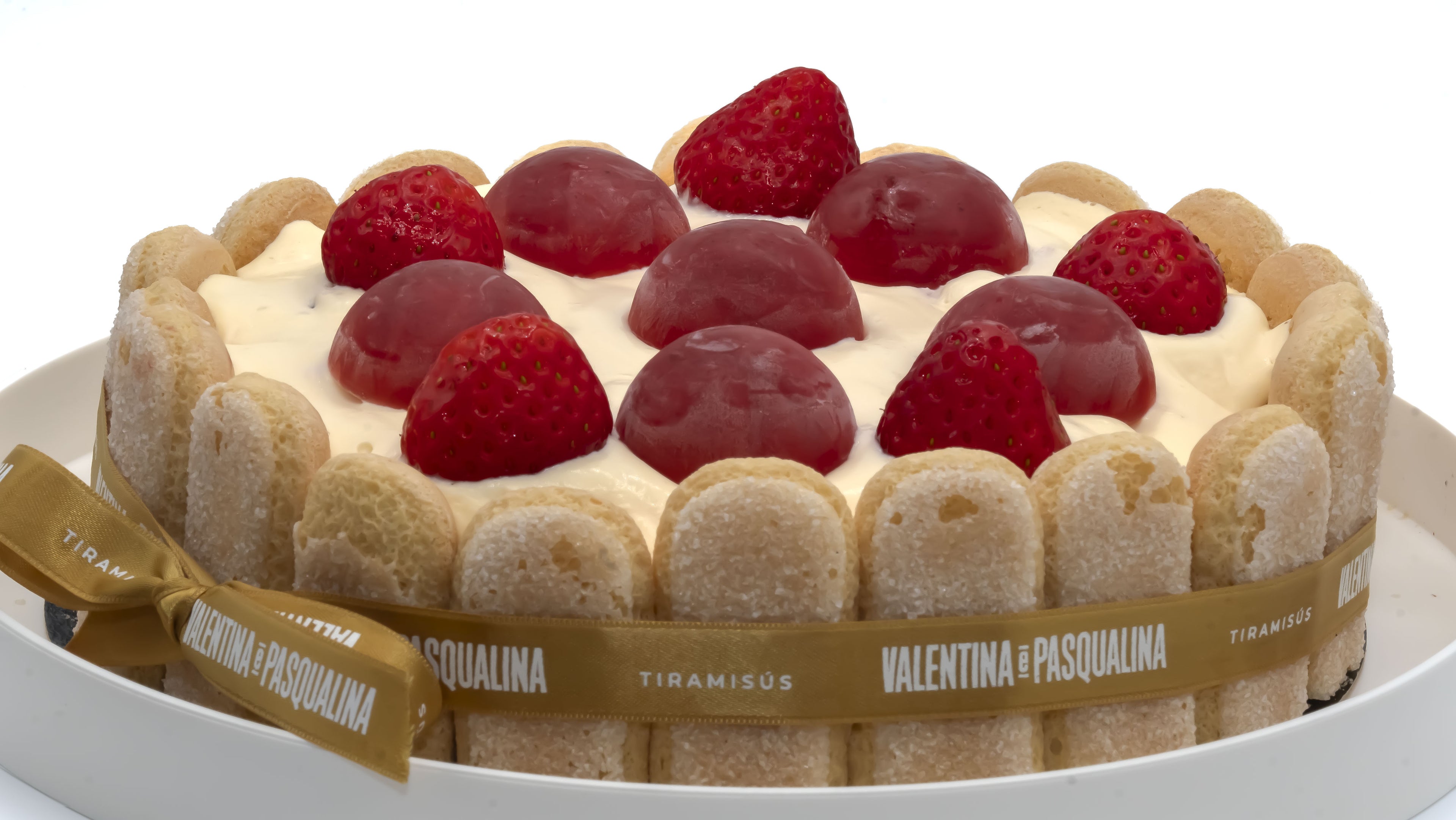 PASTEL de tiramisú de Fresa