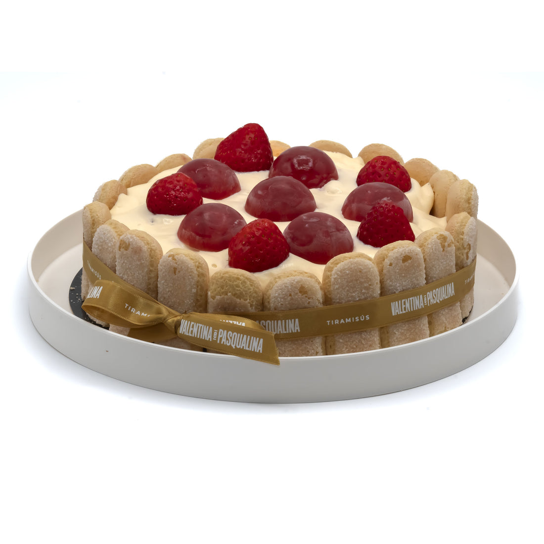 pastel tiramisu fresa barcelona Valentina e Pasqualina