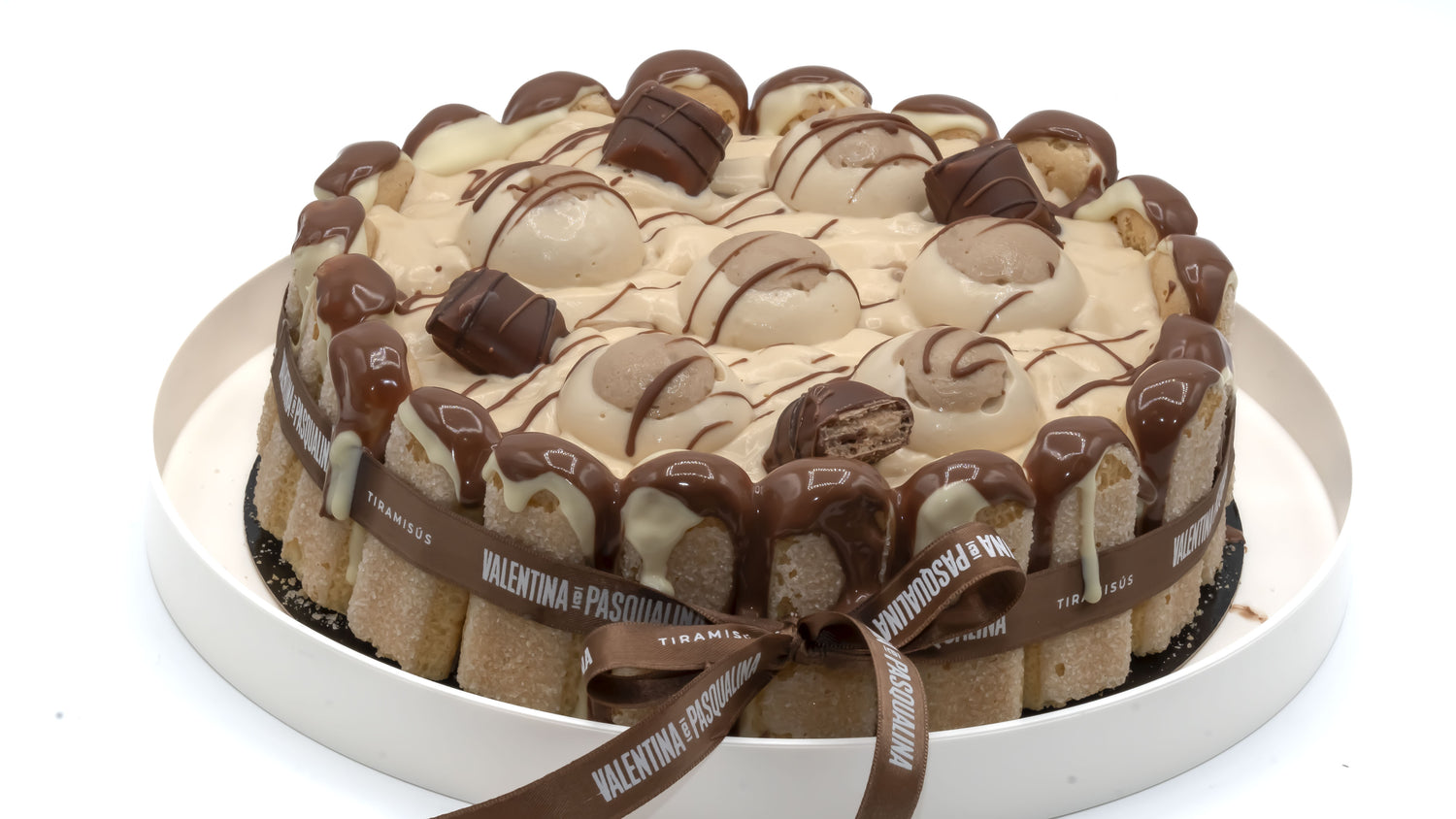 PASTEL de tiramisú Kinder Bueno