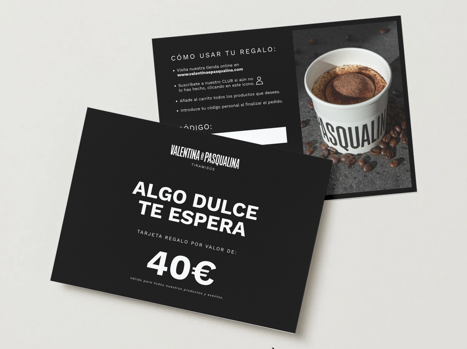 Tarjeta Regalo - Productos y Eventos