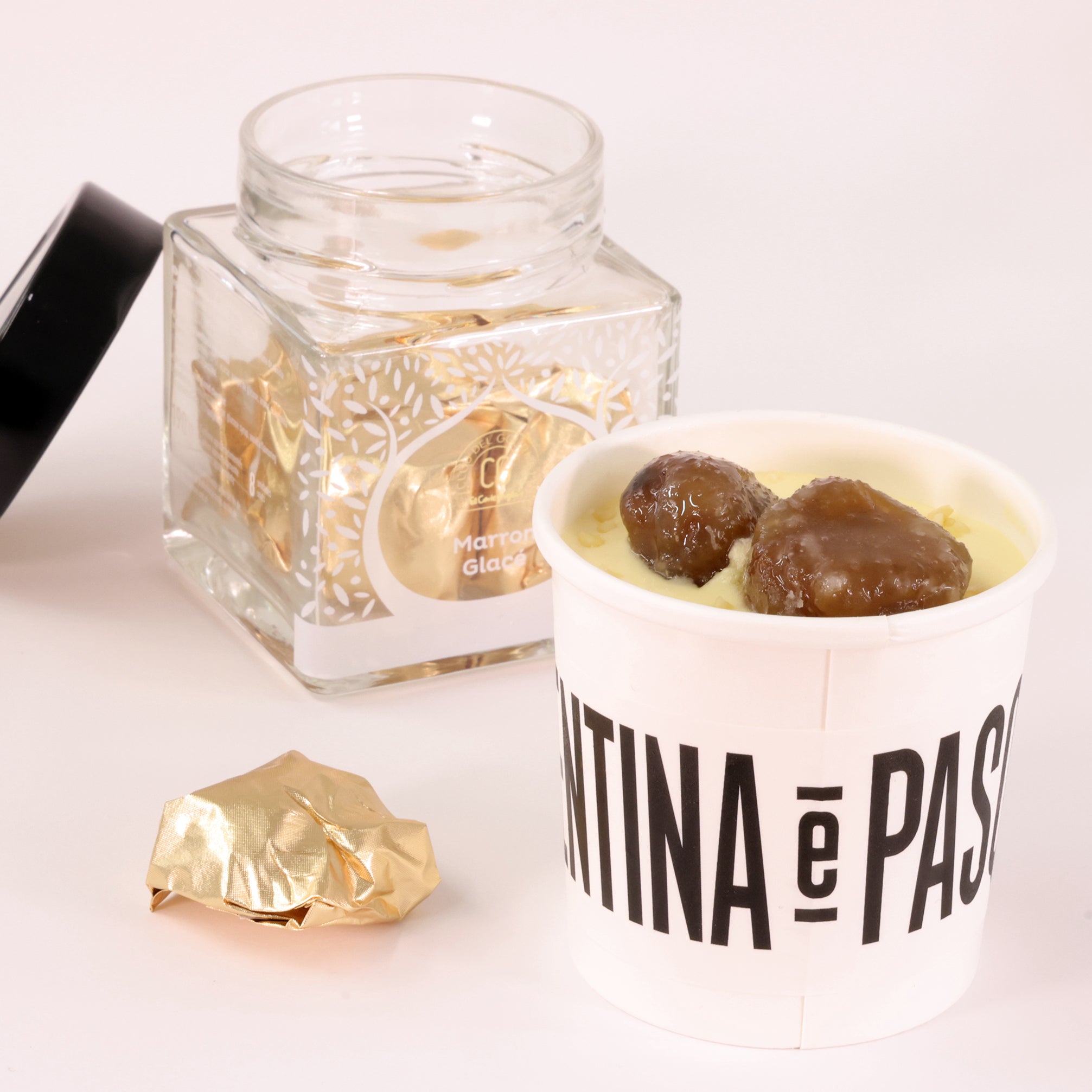 Tarrina Tisamisu Marron Glace en Barcelona - Valentina e Pasqualina